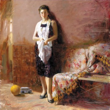 femme PD femme Impressionist Peinture à l'huile